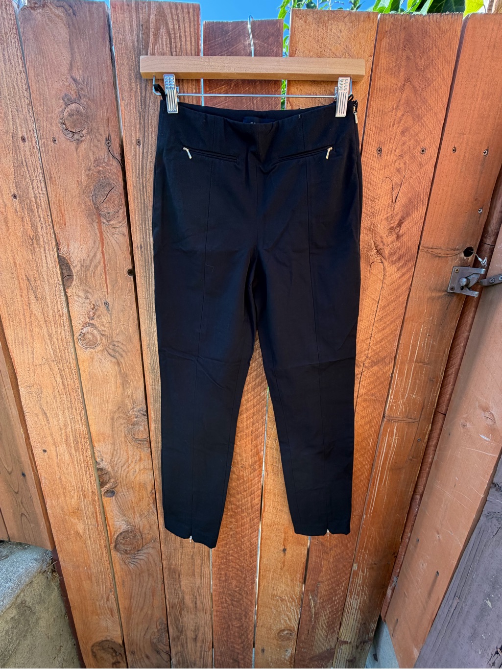 Nwt Women The Script Marcella Black Ankle Pants Sz 0